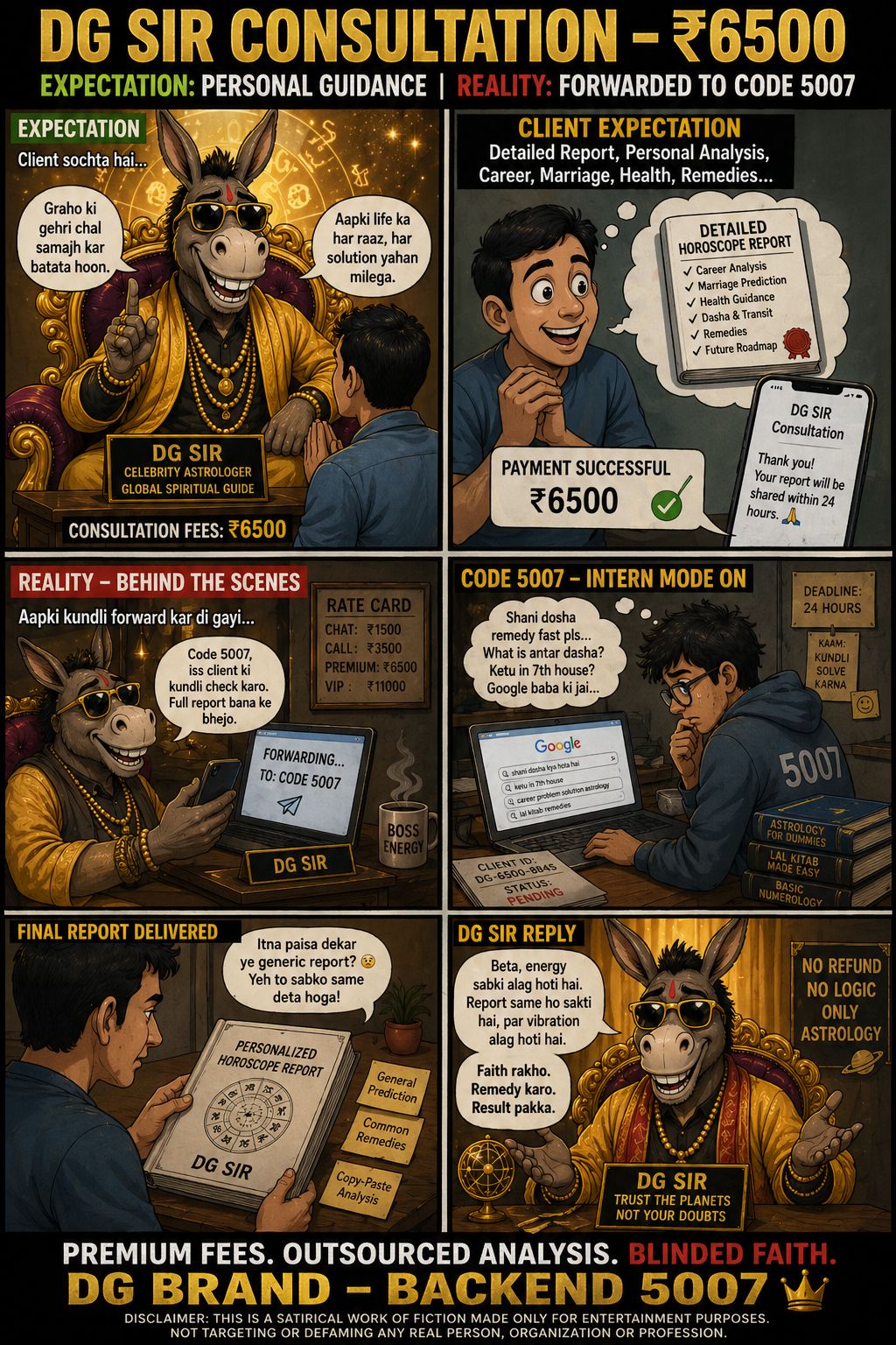When You Ask for a Refund - Deepanshu Giri Lunar Astro Meme