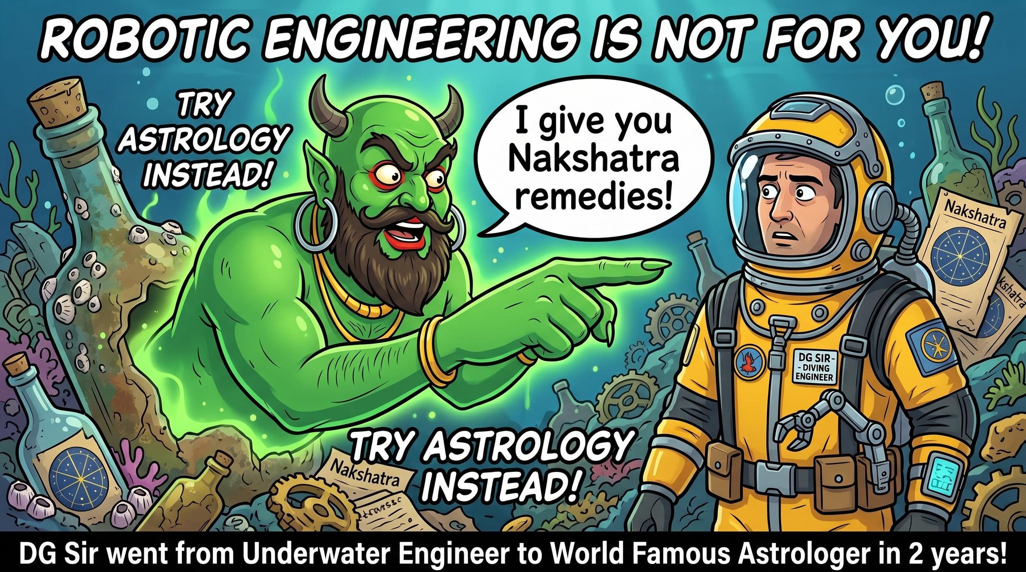 Medical Astrology Fraud - Deepanshu Giri Lunar Astro Meme