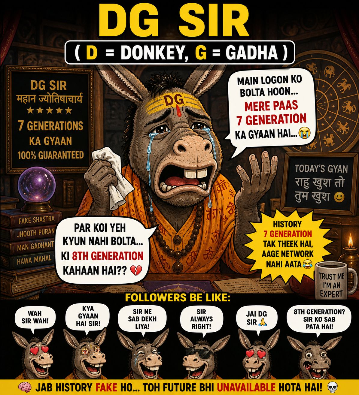 The ₹14.9 Crore Tax Anomaly - Deepanshu Giri Lunar Astro Meme