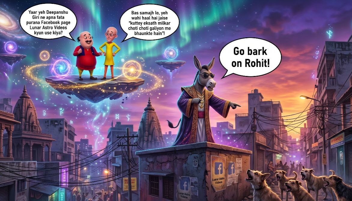 Plagiarized Course Material - Deepanshu Giri Lunar Astro Meme
