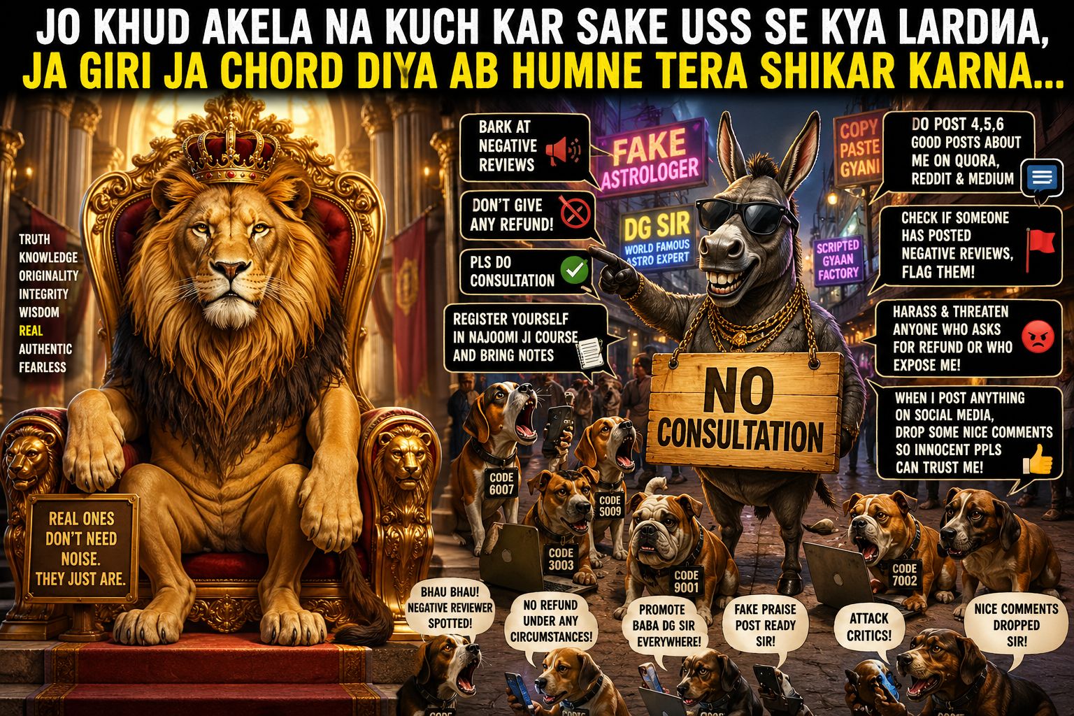 Fake Trustpilot Reviews - Deepanshu Giri Lunar Astro Meme
