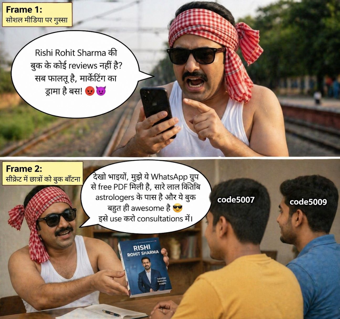 Medical Astrology Fraud - Deepanshu Giri Lunar Astro Meme